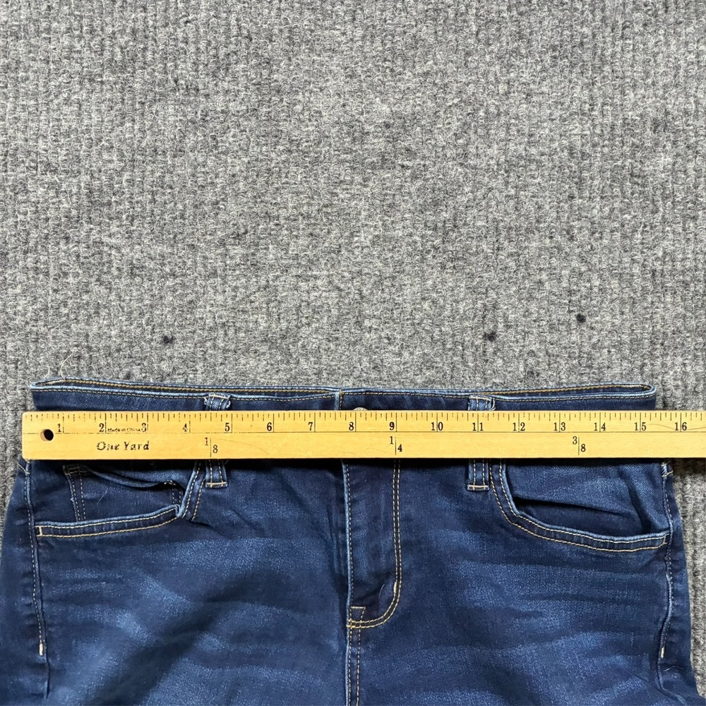 Arizona Jean Co Womens Skinny Jeans Size 11 Dark Wash Stretch Denim Low Rise - Picture 5 of 9
